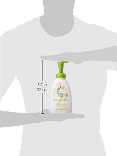 Babyganics Baby Shampoo + Body Wash Pump Bottle, Orange Blossom, 16oz, , Packaging May Vary