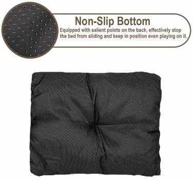 Otis & Claude Hi-Tech Cashmere Dog Bed, Medium 62x53 – Tear Proof Washable Cover, Orthopedic Medium Sofa Bed, Indoor Pet Bed, Chew Resistant Heavy Duty Dog Couch