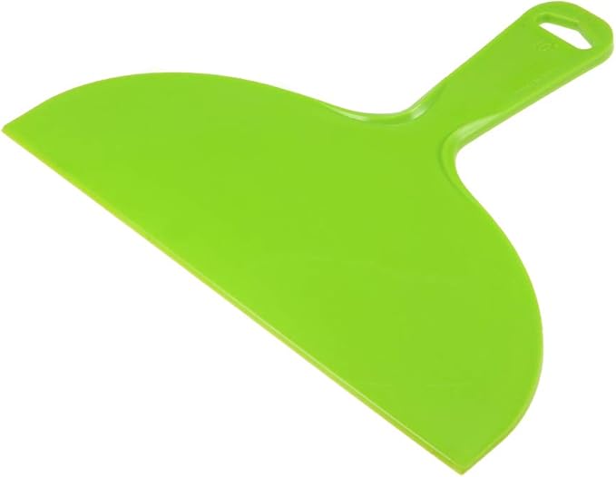 uxcell Putty Scraper 10" Plastic Flexible Putty Knives Disposable Spreader for Taping Drywall Wall Painting Green 3pcs