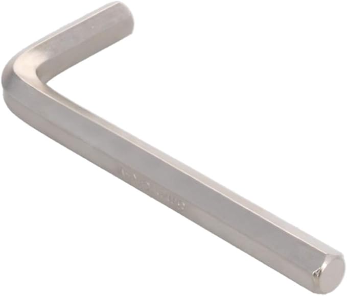 Utoolmart Hex Key Set, 10 in 1 Metric L Shape Hexagon Head Wrench with Ring for Repair Tool (Silver Tone)