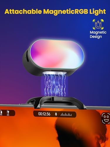 XE AI Version, Gimbal Stabilizer for Smartphone, NO APP AI Tracking, Magnetic RGB LED Light, 7 Color Temperature