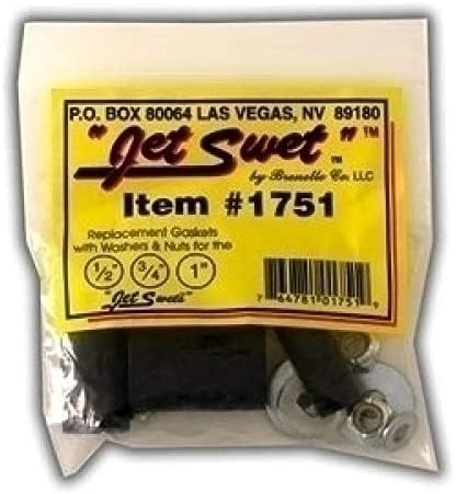 1751 Jet Swet replacement gaskets kit for 1 each of the 1/2", 3/4" and 1" Jet Swet tools