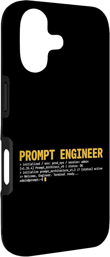 Prompt Engineer Terminal Screen AI Developer Software Coder Case for iPhone 17