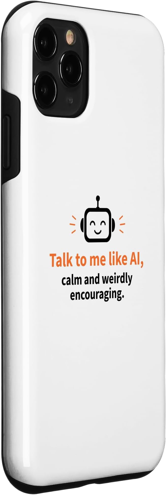AI Robot Calm Encouraging Tech Support Case for iPhone 11 Pro