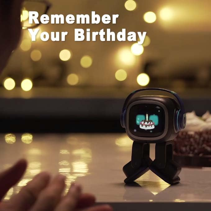 EMOPET AI Desk Robot Companion - ChatGPT Enabled with Voice Commands & Dancing, Interactive AI Robot Pet with Personality, for Adults and Kids