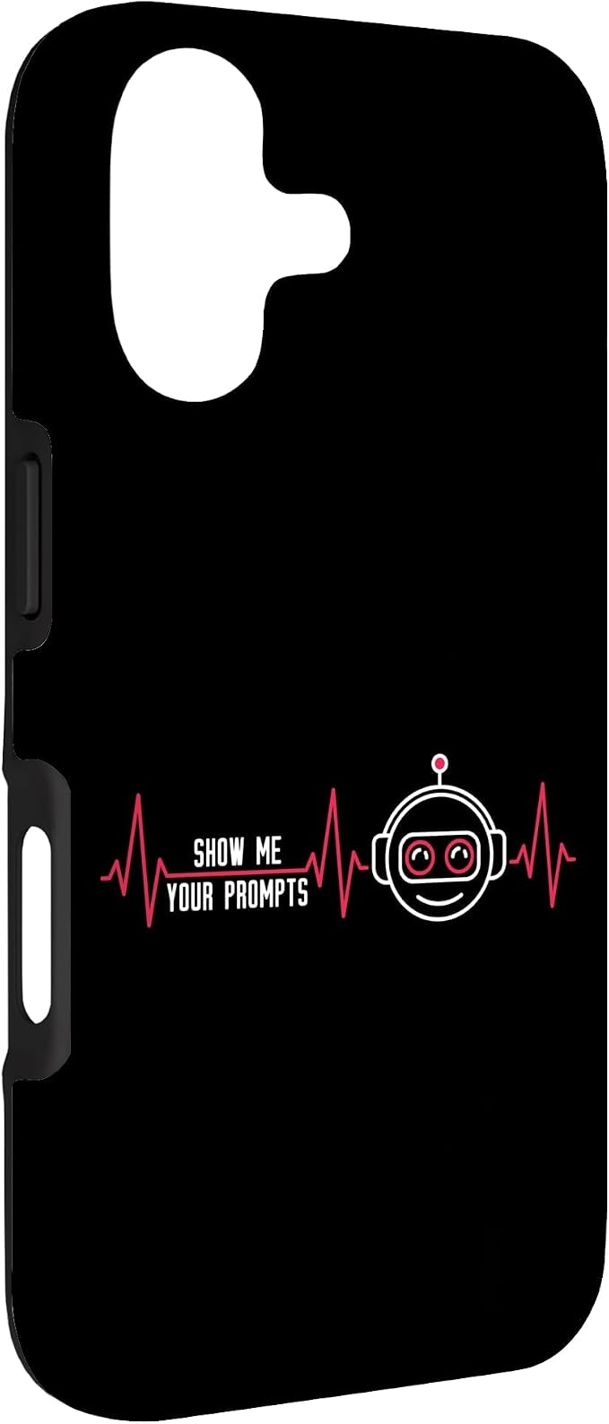 Show Me Your Prompts AI Artificial Intelligence Heartbeat Case for iPhone 17