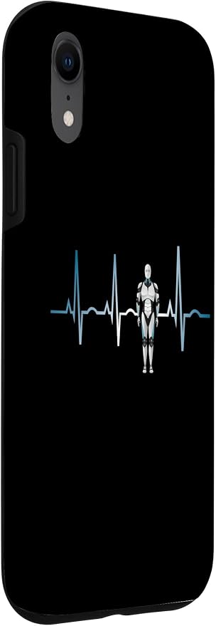 iPhone XR Ai Heartbeat Love Ai EKG Heart Funny Idea for Ai lover Case