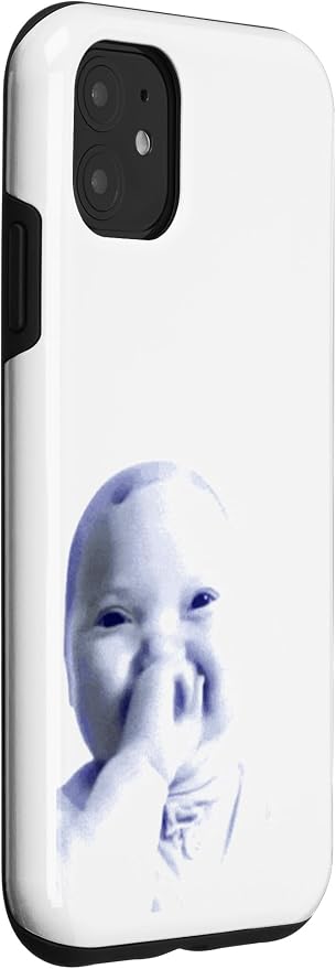 AI Baby Holding Laugh Meme Case for iPhone 11
