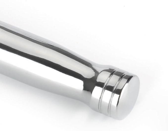 FLZOSPER 1/2-Inch Drive Premium Extension Breaker Bar | 18" Length | Heavy Duty CR-V Steel | 180° Rotating Flex Cr-Mo Head | Spring-Loaded Detent Ball Great for Automotives, Nuts and Bolts