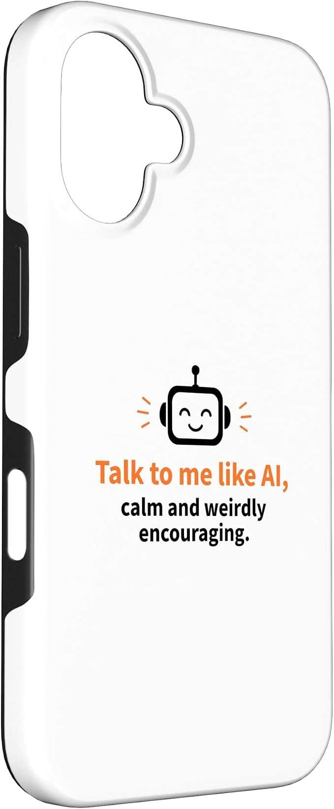AI Robot Calm Encouraging Tech Support Case for iPhone 16