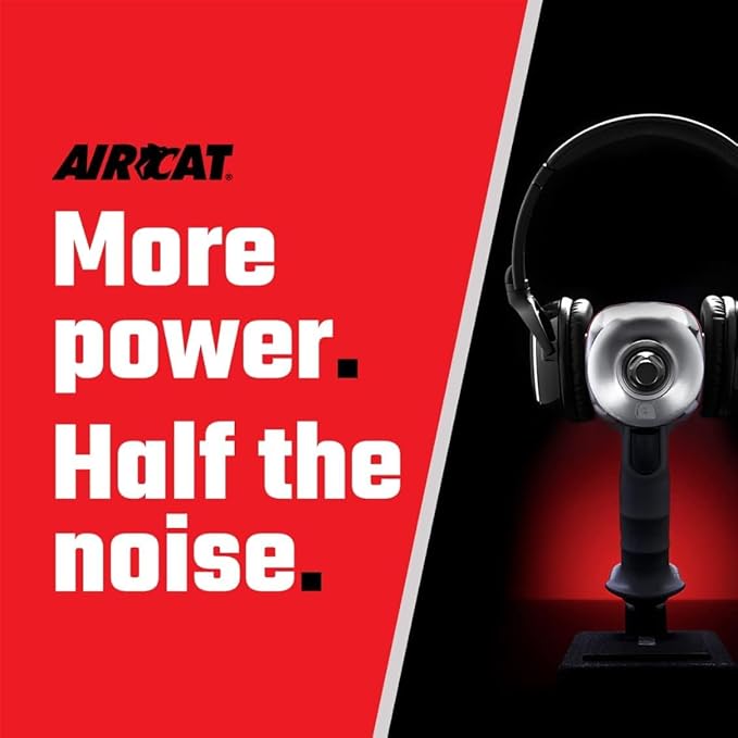 Aircat 1178-VXL-2: 1/2" Vibrotherm Drive Impact Wrench W/ 2" Ext. Anvil 1300 Ft-Lb
