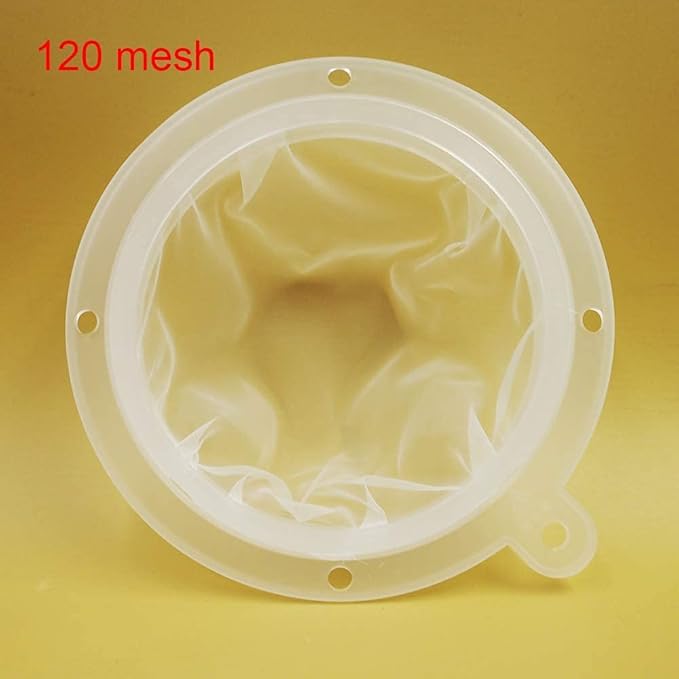 Wine Filter Mesh Food Filter Juice Jam Coffee Sediment Strainer for 5 in Kitchen Funnel (filter 120mesh)