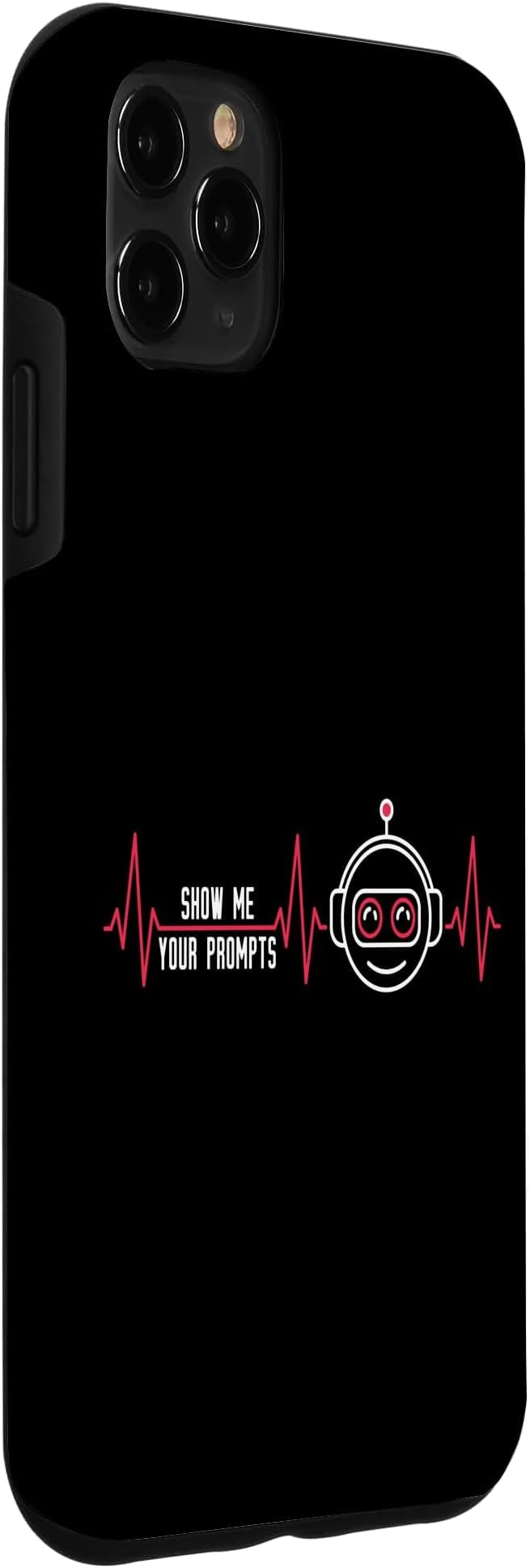 Show Me Your Prompts AI Artificial Intelligence Heartbeat Case for iPhone 11 Pro Max