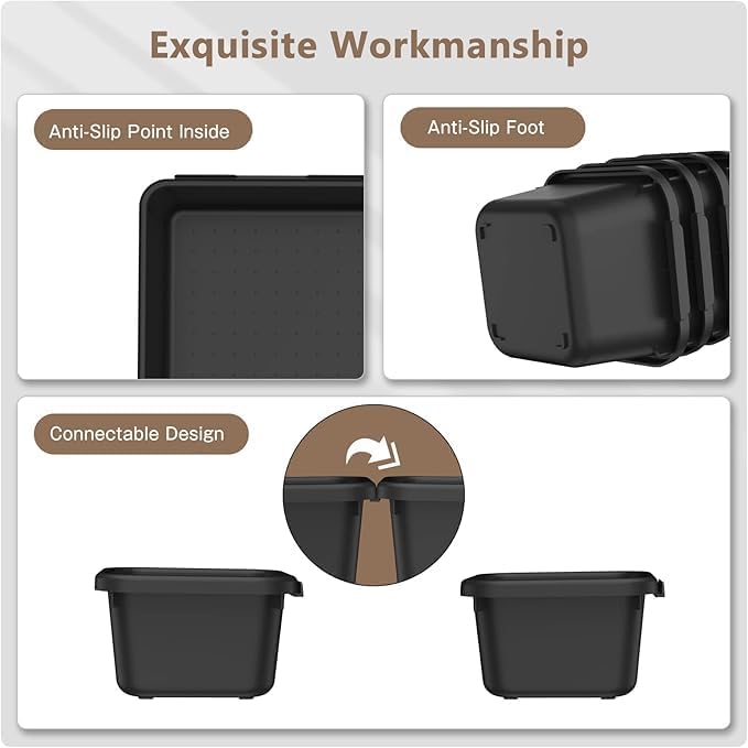 【 & 80PCS】A-LUGEI Tool Box Organizer【Fits 100+ Tools】 Black Garage Organization and Storage Tray Divider Set, Desk Drawer Organizer, Toolbox for Rolling Tool Chest Cart WorkBench Small Part