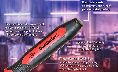 Mayhew Tools 14119 Dominator Pro Pry Bar, 48" Curved, Red