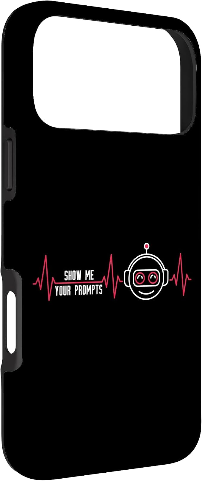 Show Me Your Prompts AI Artificial Intelligence Heartbeat Case for iPhone 17 Pro Max