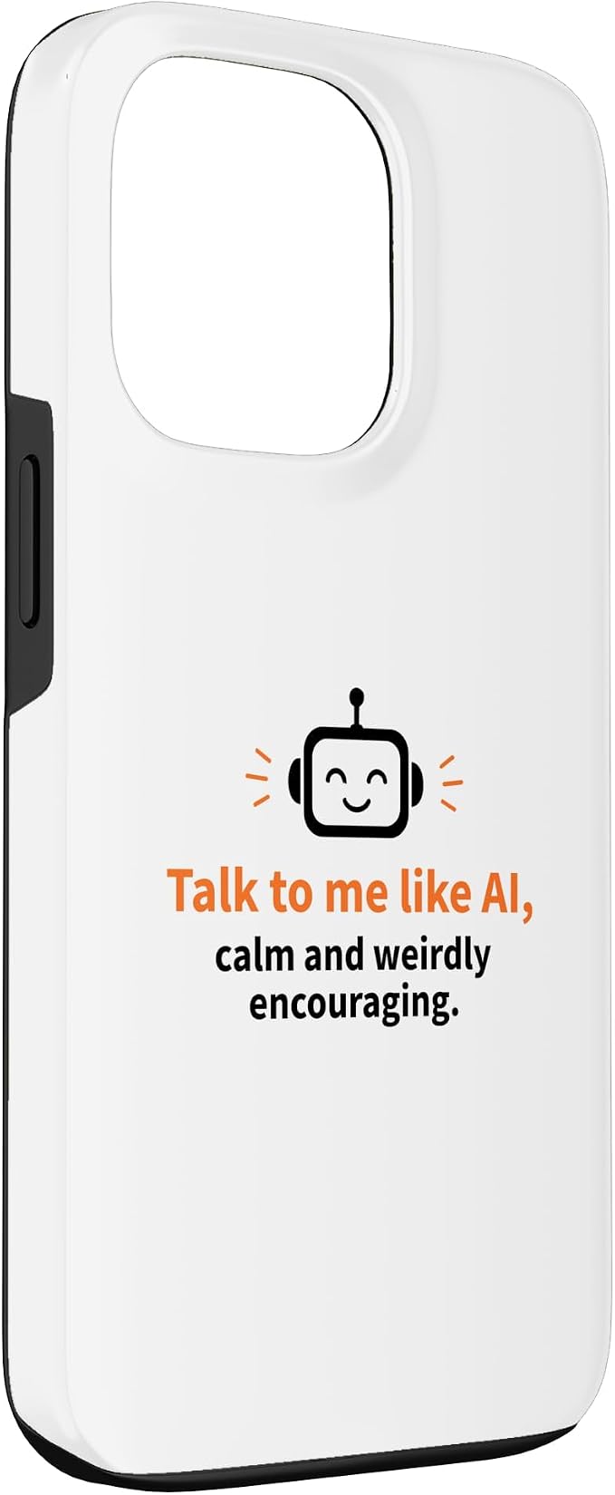 AI Robot Calm Encouraging Tech Support Case for iPhone 13 Pro