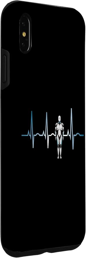 iPhone XS Max Ai Heartbeat Love Ai EKG Heart Funny Idea for Ai lover Case