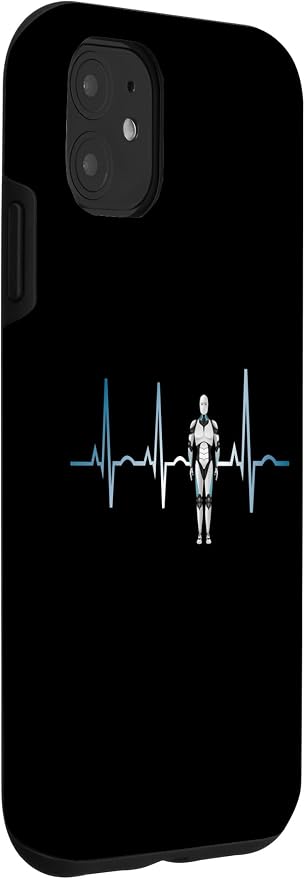 iPhone 11 Ai Heartbeat Love Ai EKG Heart Funny Idea for Ai lover Case