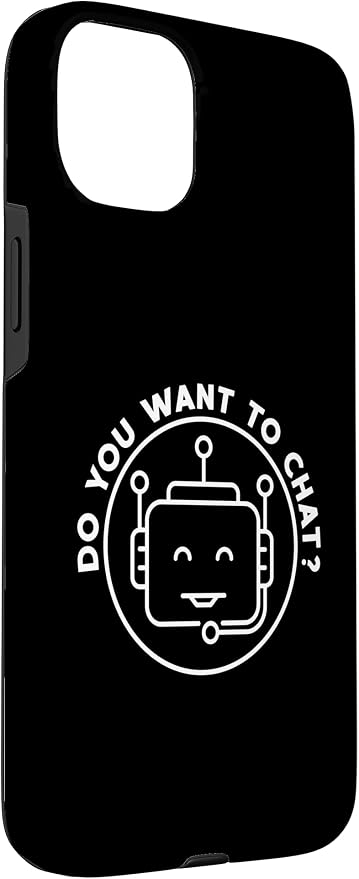 Chatbot - Do You Want To Chat? AI and ML Geek Case for iPhone 15 Plus