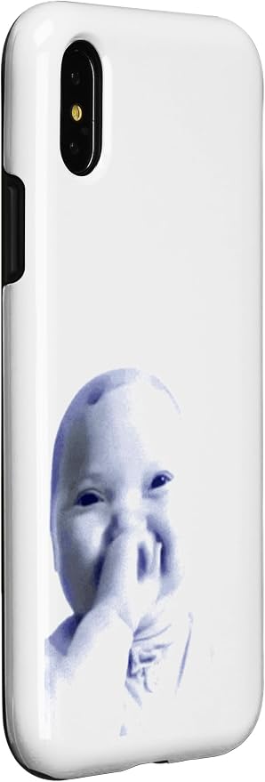 AI Baby Holding Laugh Meme Case for iPhone X/XS