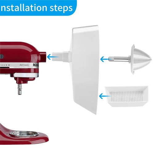 GKAKITSP Citrus Juicer Attachment Compatible with All KitchenAid Stand Mixers, Juicer for Kitchen Aid Accessories