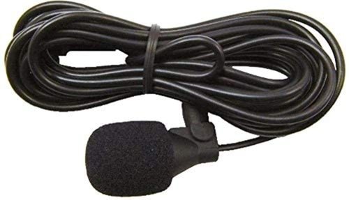 Jensen JMICHFP Omnidirectional Microphone, 12ft. Cable Length, Locking Connector, Visor Clip and 3M Adhesive Pad Included, Works with all JENSEN Heavy Duty Bluetooth Radios