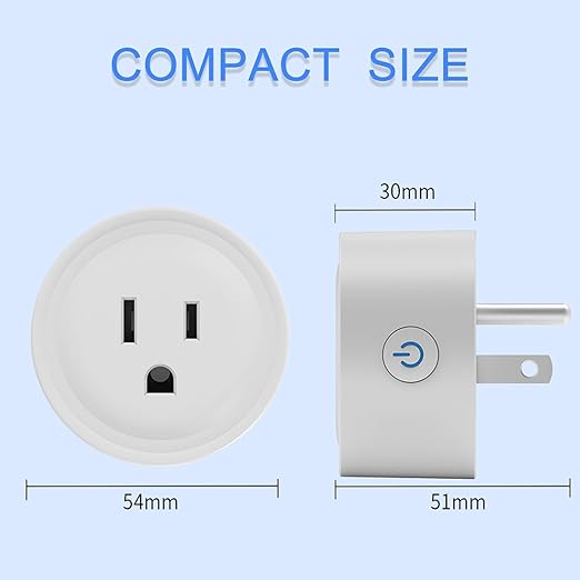 ExIoTy Smart Plug, Works with Alexa Only, Simple Setup with One Voice Command, Voice Control, Remote Control, Timer & Schedule & Group Controller, (Note: πΌπ‘πππ πππ«πππ π§ππ¦πͺππ§ππ)