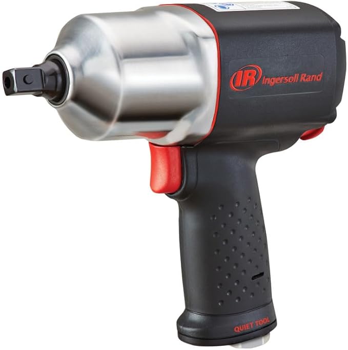 Ingersoll Rand 2135PQXPA 1/2" Air Impact Wrench, Quiet, 1100 ft-lbs Torque, Pistol Grip, Pin Anvil
