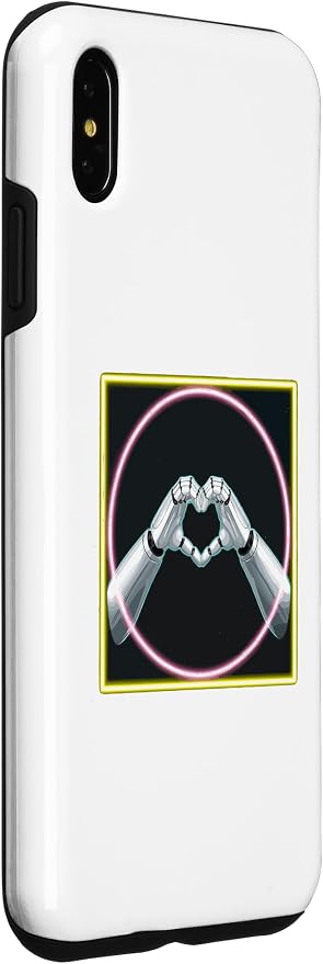iPhone XS Max Hand Heart AI Robot | Hands Robot Shirt Case