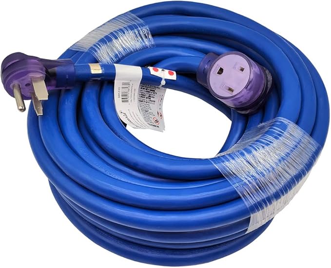 Parkworld Welder Extension Cord NEMA 6-50 Extension Cord, 6-50P to 6-50R STW 8AWG/3C for 40 Amp 250 Volt (50FT)