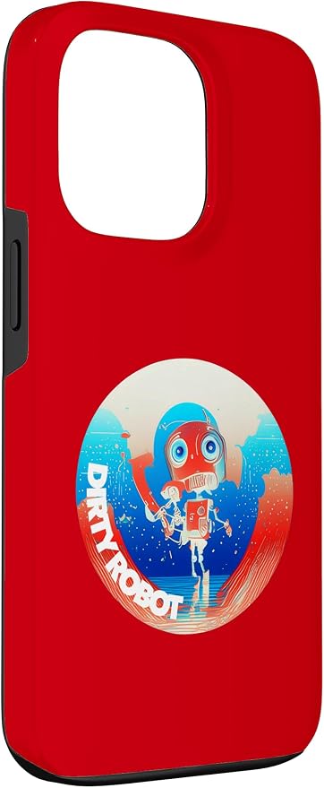 Dirty Robot my computer friend brand AI computing code cobot Case for iPhone 13 Pro