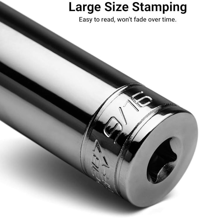 Capri Tools 5/8-Inch Deep Socket, 3/8-Inch Drive, 6-Point, SAE
