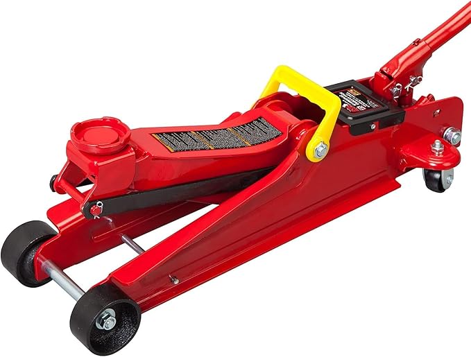 Torin 2.5 Ton (5,000 lb) Low Profile Hydraulic Trolley Jack, Red, TORT825051R