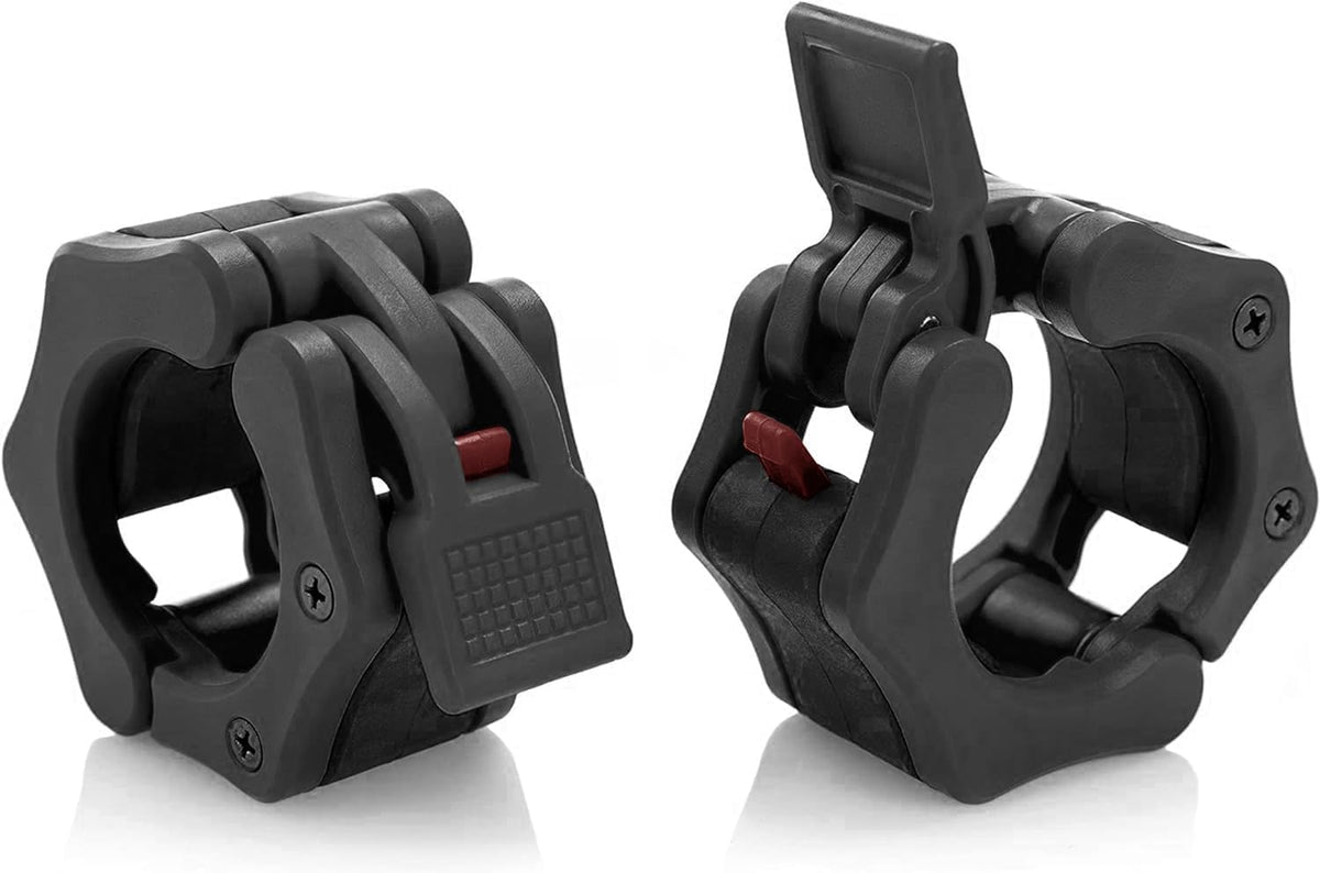 Olympic Barbell Collar - 2-Inch Quick Release Locking Clips for Weightlifting & Fitness Training