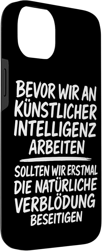 Fix Stupidity First ��� AI Can Wait Case for iPhone 14 Plus