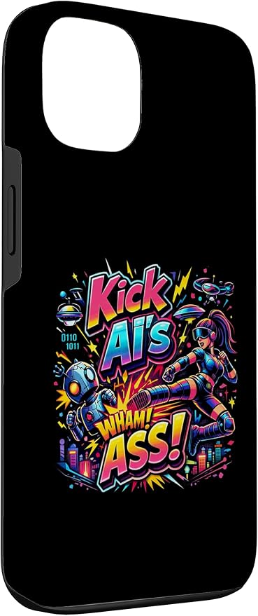 Tech Human vs AI Case for iPhone 13