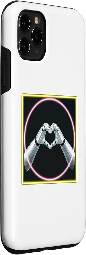 iPhone 11 Pro Max Hand Heart AI Robot | Hands Robot Shirt Case