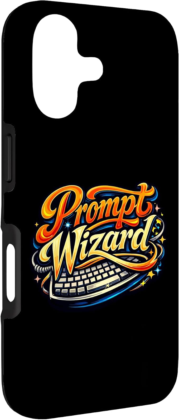 Prompt Wizard AI Retro Keyboard Case for iPhone 17