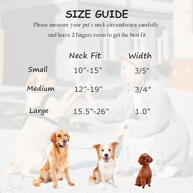 Soft Cotton Dog Collar with Metal Buckle Adjustable Heavy Duty Comfy Corduroy Collars for Small Medium Large Dogs,Brown,Large