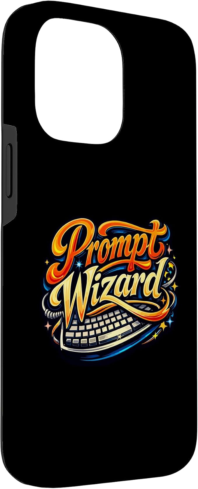 Prompt Wizard AI Retro Keyboard Case for iPhone 14 Pro Max