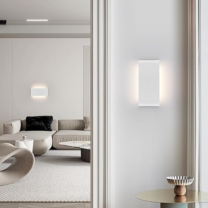 15"Modern LED vanity light,20W Dimmable 5 CCT (3000K-6500K) Adjustable Wall Lamp,Up and Down Wall Lighting,Indoor Wall Sconce for Bedroom,Staircase,Hallway,Dressing Table,1 Pack(White)