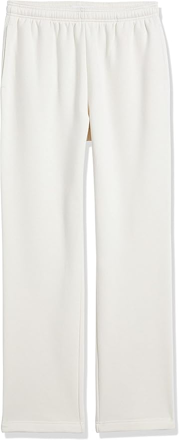 Amazon Essentials Men's Relaxed Straight Leg Fleece Open Bottom Sweatpant (Available in Big & Tall)