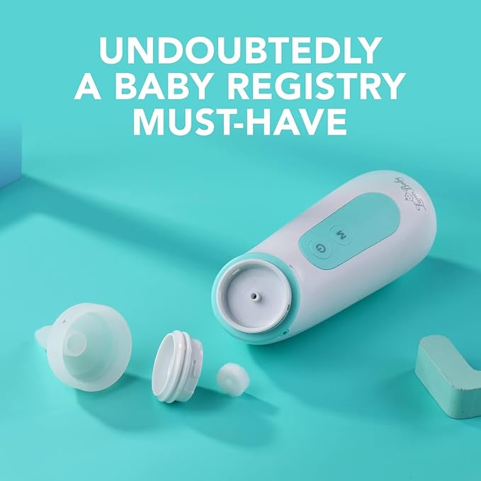 Electric Baby Nasal Aspirator - Nose Sucker Machine for Newborn Infants Toddlers Kids Adults - Automatic Booger Snot Vacuum Cleaner with Adjustable Suction Levels for Mucus Removal