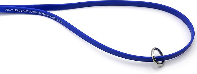 Jelly Pet Grooming Loops 3/8'' x 18'' W/Ring (Lime Green) | Made in The USA