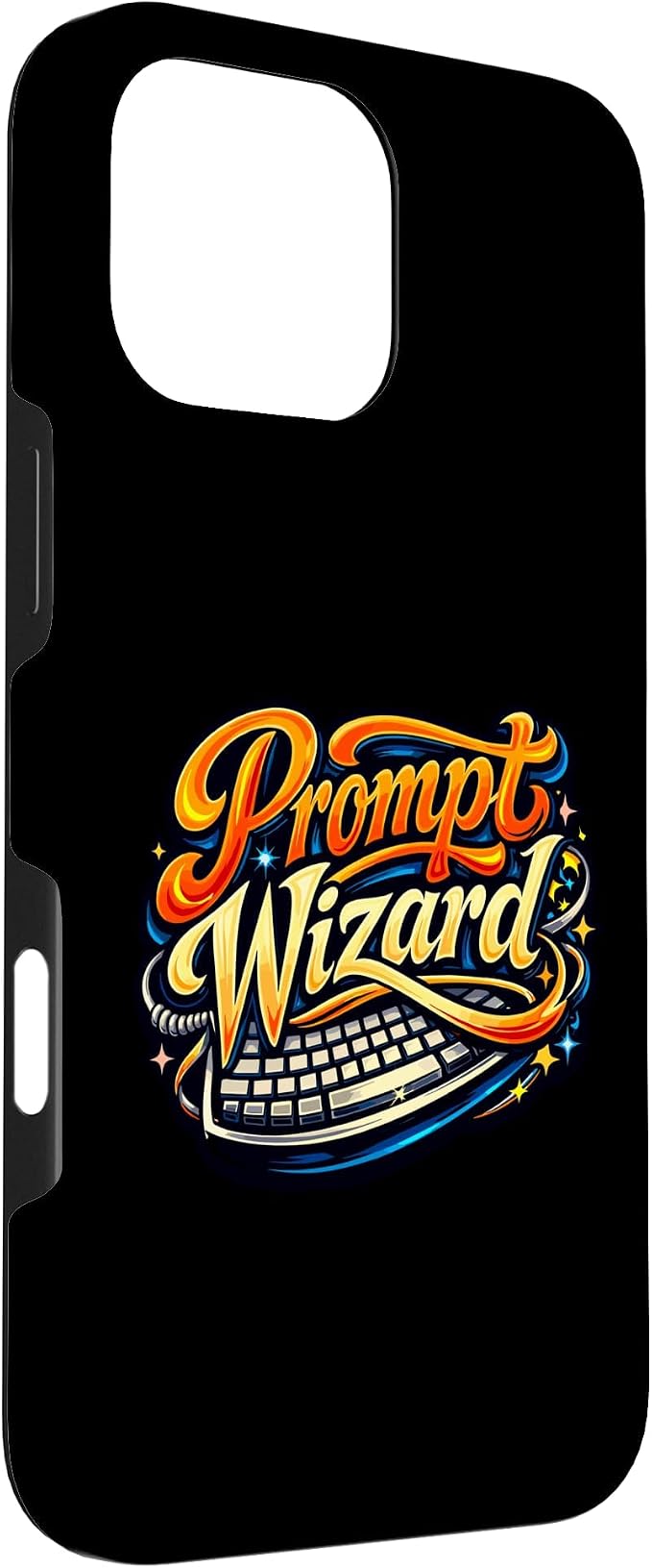 Prompt Wizard AI Retro Keyboard Case for iPhone 16 Pro Max