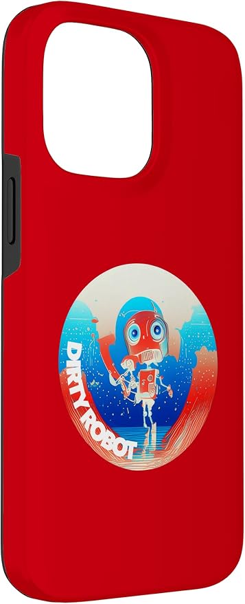 Dirty Robot my computer friend brand AI computing code cobot Case for iPhone 14 Pro Max