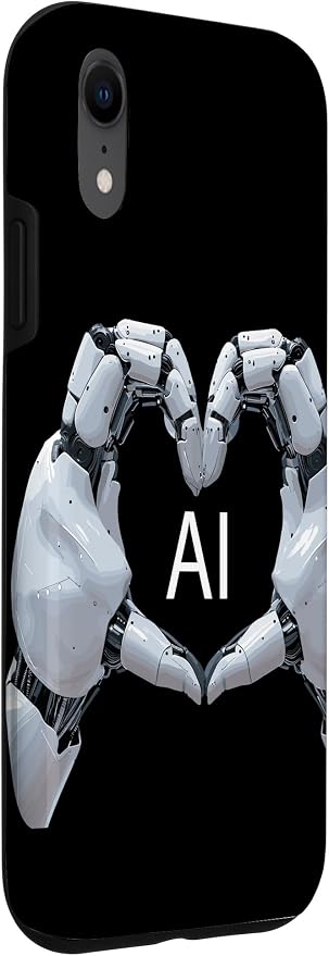 iPhone XR Love AI, Artificial Intelligence, robot hands Case