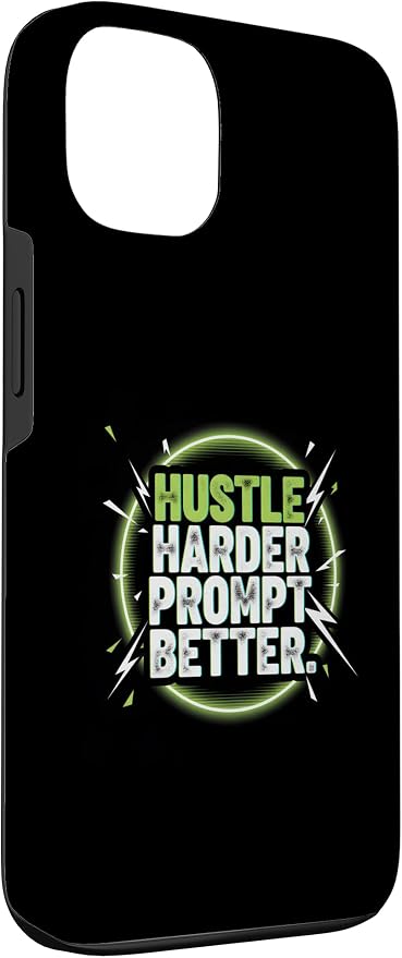 Hustle Harder Prompt Better AI Artificial Intelligence Case for iPhone 13