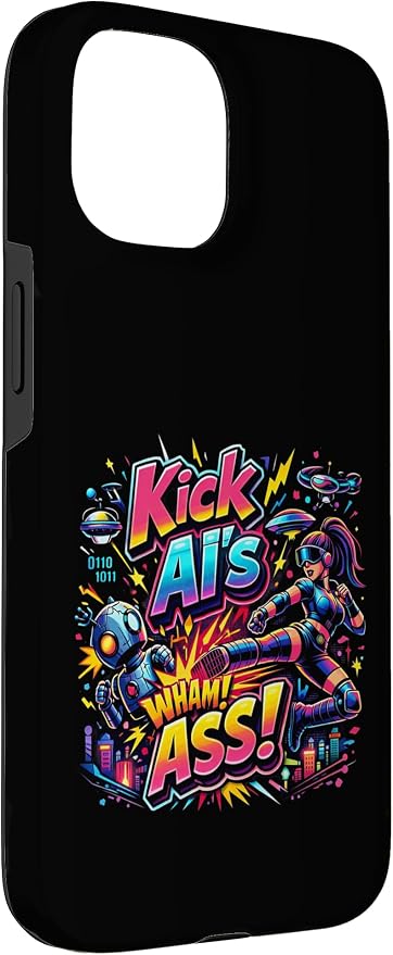 Tech Human vs AI Case for iPhone 15